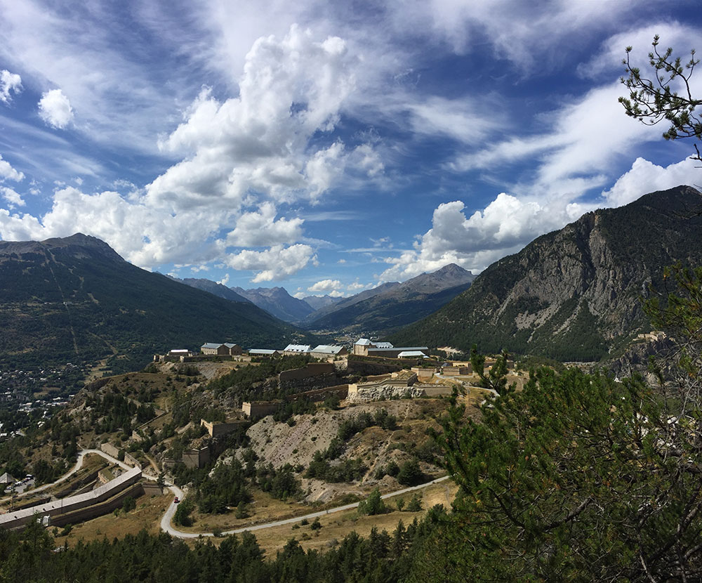 Vue de Briançon d'en haut