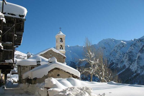 Saint-Véran en Hiver dans le Queyras