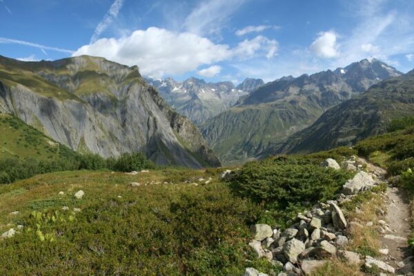 Valgaudemar : vue en montant à Vallonpierre