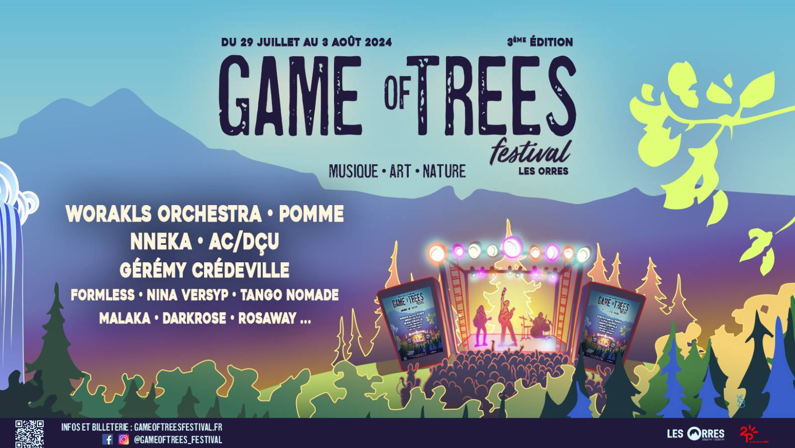 3ÈME ÉDITION GAME OF TREES aux ORRES