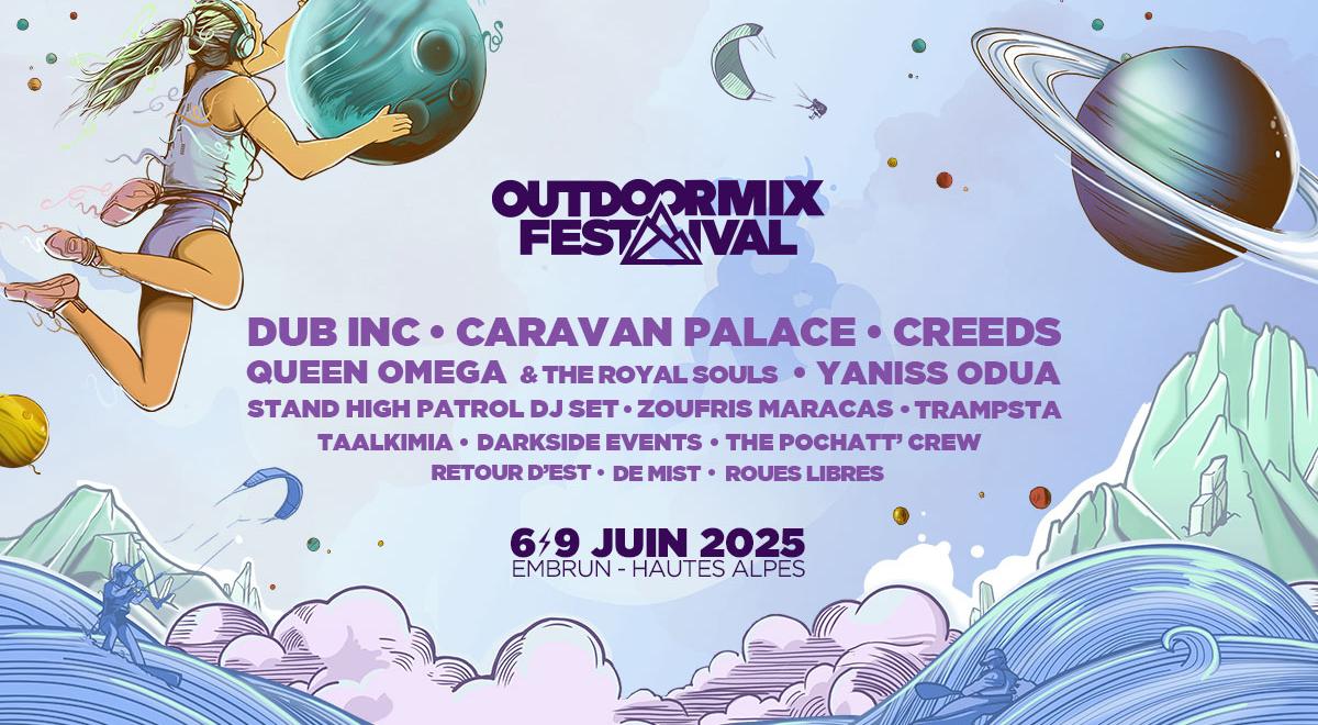 Outdoormix Festival : initiations gratuites, compétitions et concerts