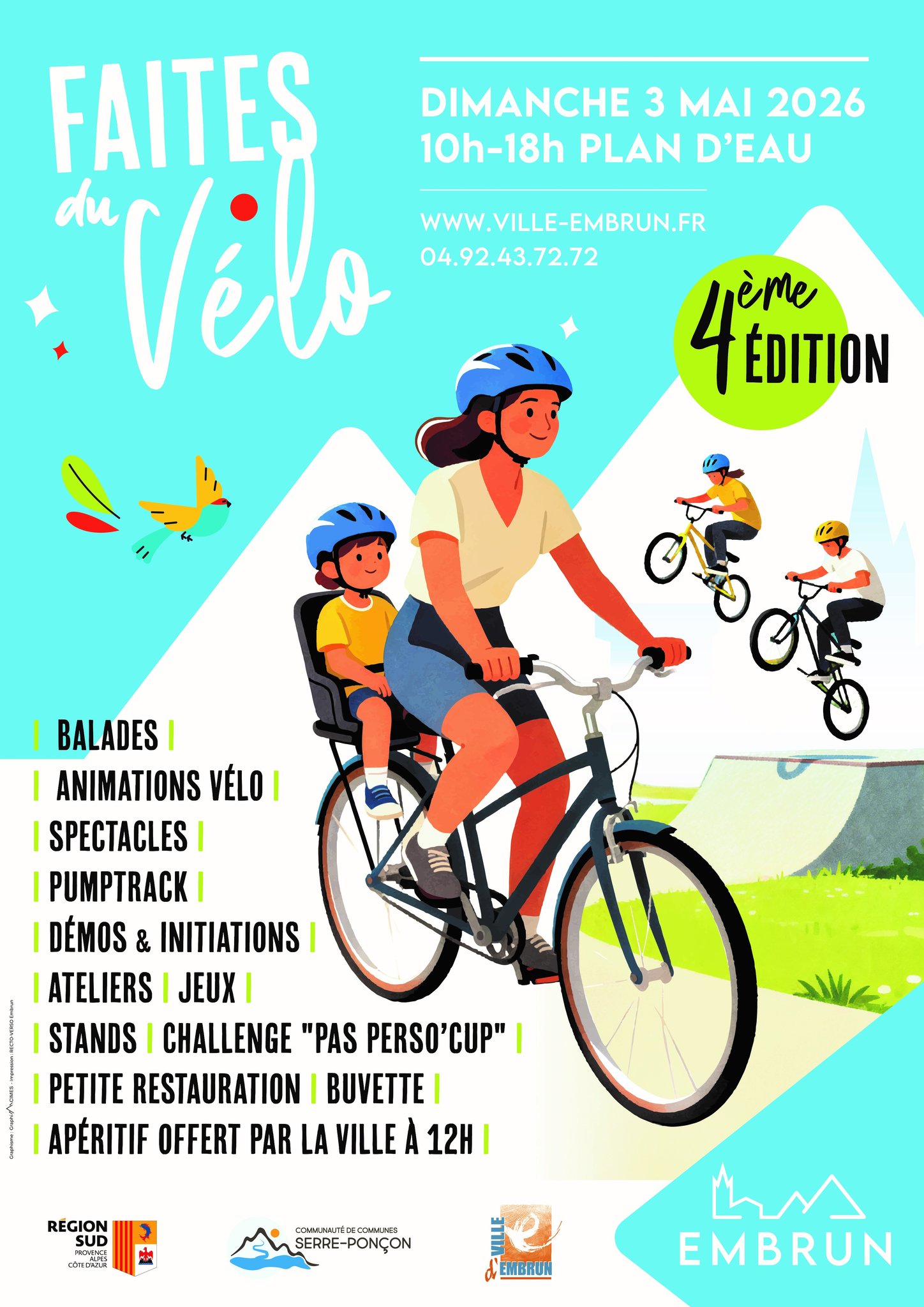 #Embrun : dimanche grande journée « Faites du vélo » !